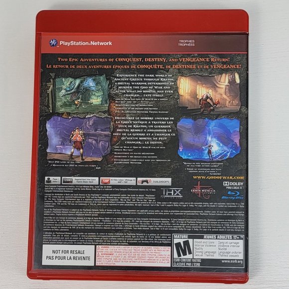 God of War Collection - PlayStation 3 - Legendary Gaming Duo Excellent Condition - Picture 6 of 6